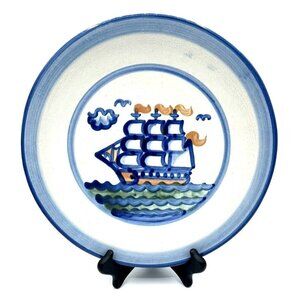 Vintage M.A. Hadley Clipper Ship 11" Inch Dinner Plate - NEW